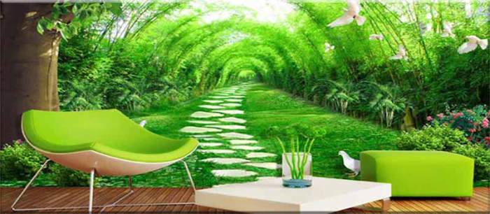 Tren penggunaan wallpaper 3D untuk mempercantik dinding rumah