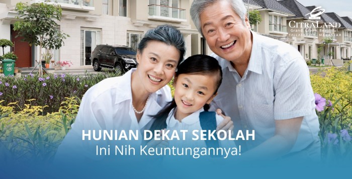 Perumahan dekat sekolah terbaik