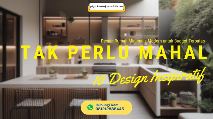 Ide desain interior rumah murah dan stylish
