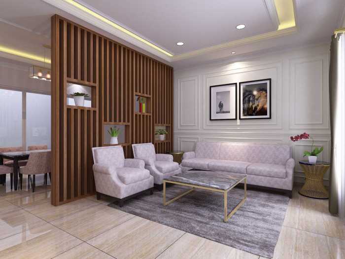 Dekorasi interior setelah renovasi rumah selesai