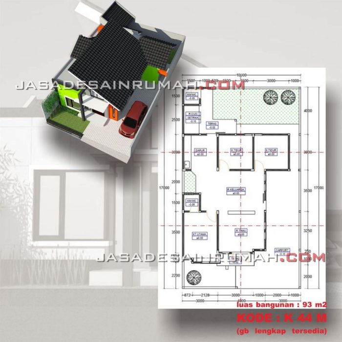 Tipe rumah kecil minimalis dengan desain interior fungsional dan estetis