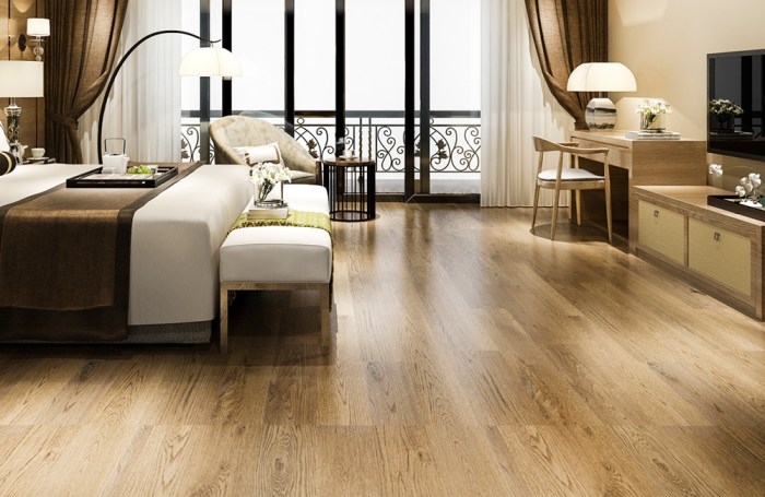 Tren penggunaan lantai vinyl motif kayu untuk interior rumah