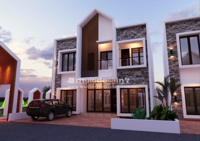 Perumahan modernrumah murah dengan desain ramah lingkungan