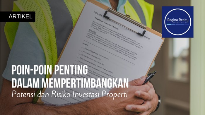 Review risiko dan peluang investasi properti yang harus diketahui
