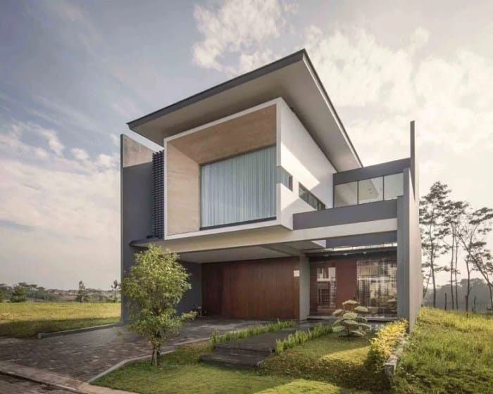 Rumah biaya murah dengan konsep minimalis modern