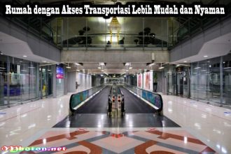 Rumah dijual murah dengan akses transportasi umum