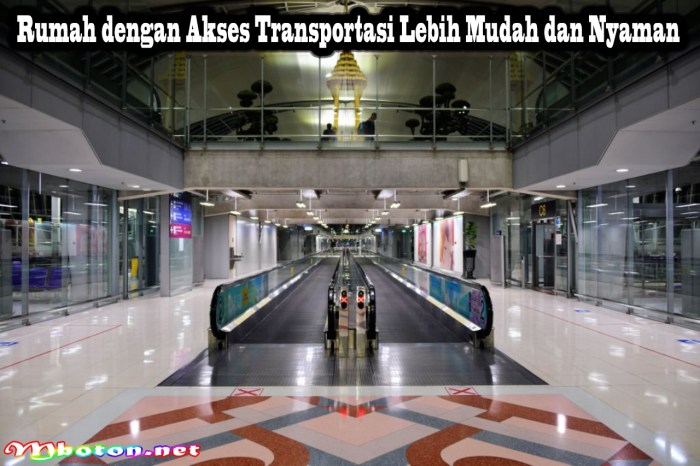 Rumah dijual murah dengan akses transportasi umum