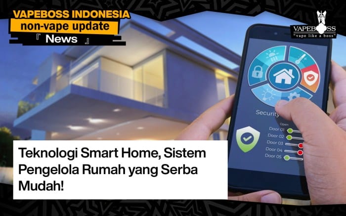 Perumahan modern dengan teknologi smart home dan sistem keamanan digital