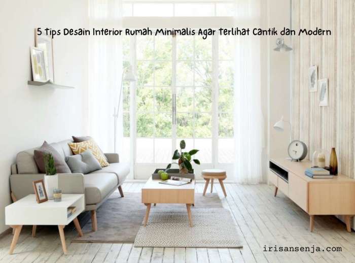Minimalis mempercantik desain