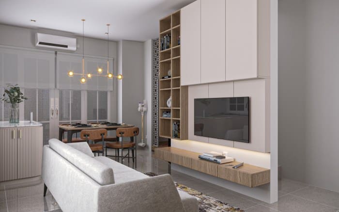 Renovasi rumah dengan konsep open space