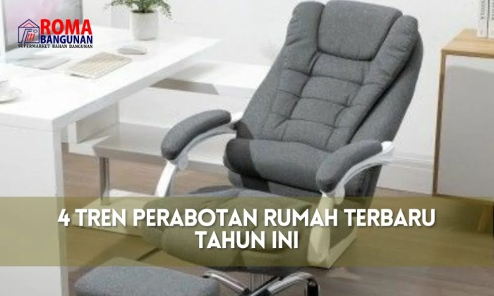 Tren perabotan rumah minimalis dan multifungsi
