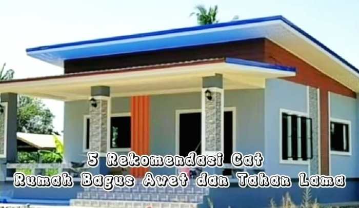 Harga cat rumah berkualitas tinggi dan tahan lama