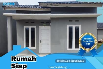 Rumah minimalis murah siap huni
