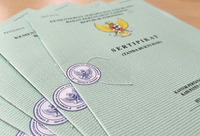 Proses balik nama sertifikat rumah