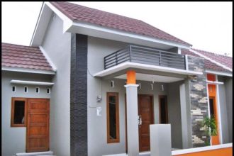 Cat rumah dengan tekstur unik dan menarik perhatian