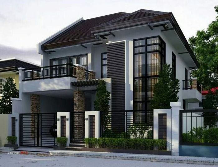 Cat rumah dengan efek 3D yang modern dan elegan