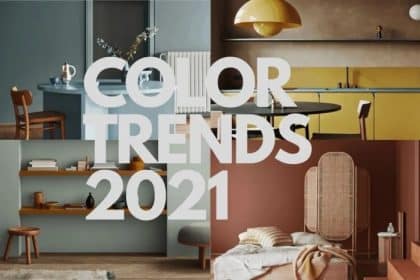 Warna cerah rumah dinding favorit