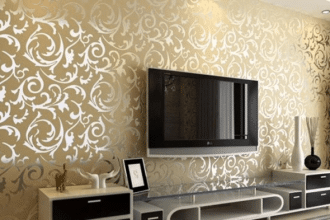 Tren wallpaper dinding dengan motif natural dan abstrak