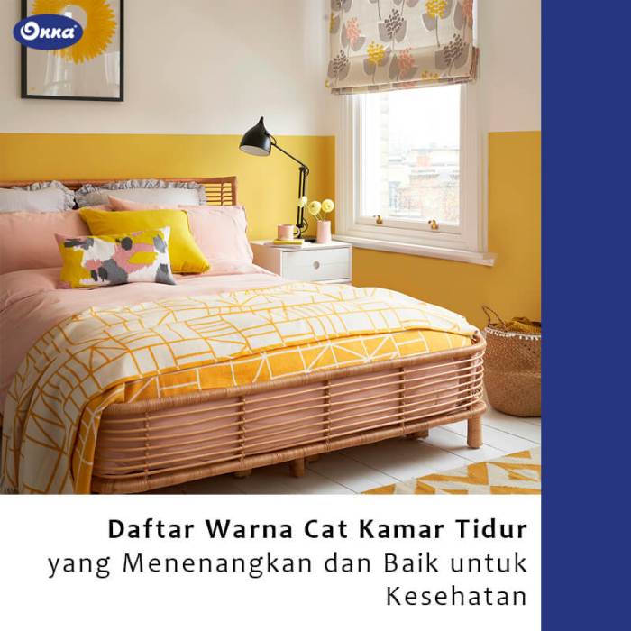 Tips memilih warna cat kamar tidur agar nyaman dan rileks