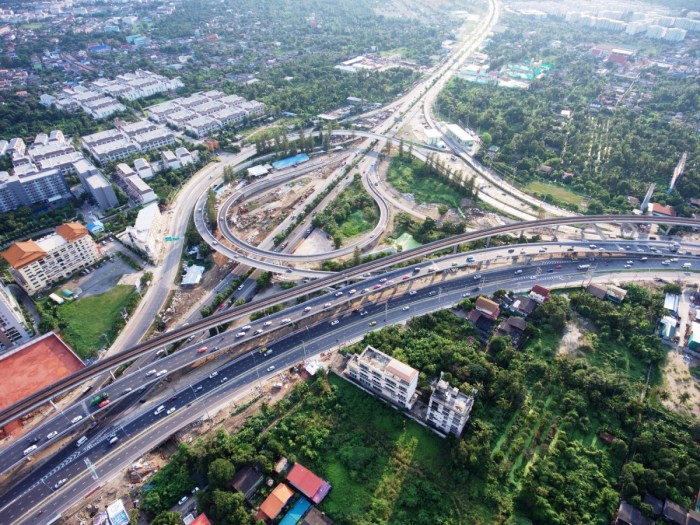 Daftar jalur transportasi utama menuju pusat kota dari kawasan perumahan