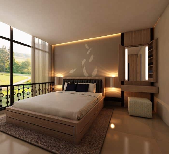 Inspirasi dekorasi kamar tidur dengan tema Scandinavian minimalis
