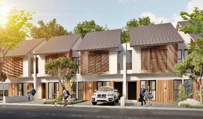 Booking rumah di perumahan cluster modern