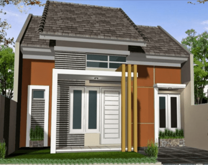 Rumah budget murah dengan desain hemat ruang