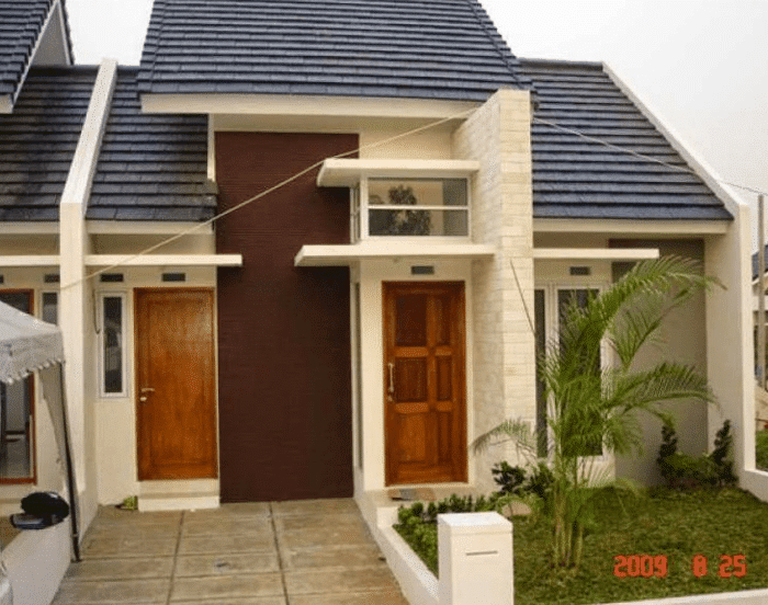 Rumah biaya murah dengan konsep minimalis modern