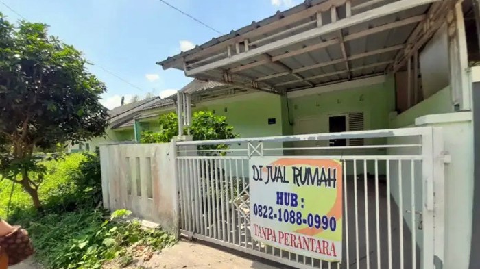 Rumah dijual murah tanpa perantara