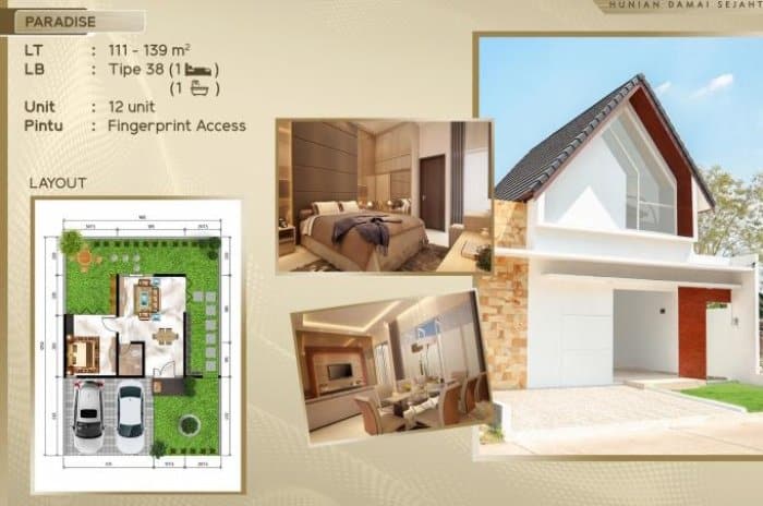 Rumah murah dijual dengan fasilitas keamanan lengkap