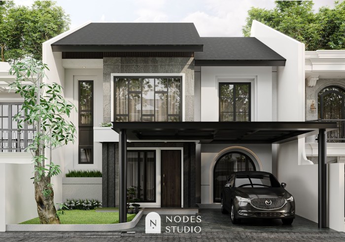 Rumah murah dengan desain minimalis modern
