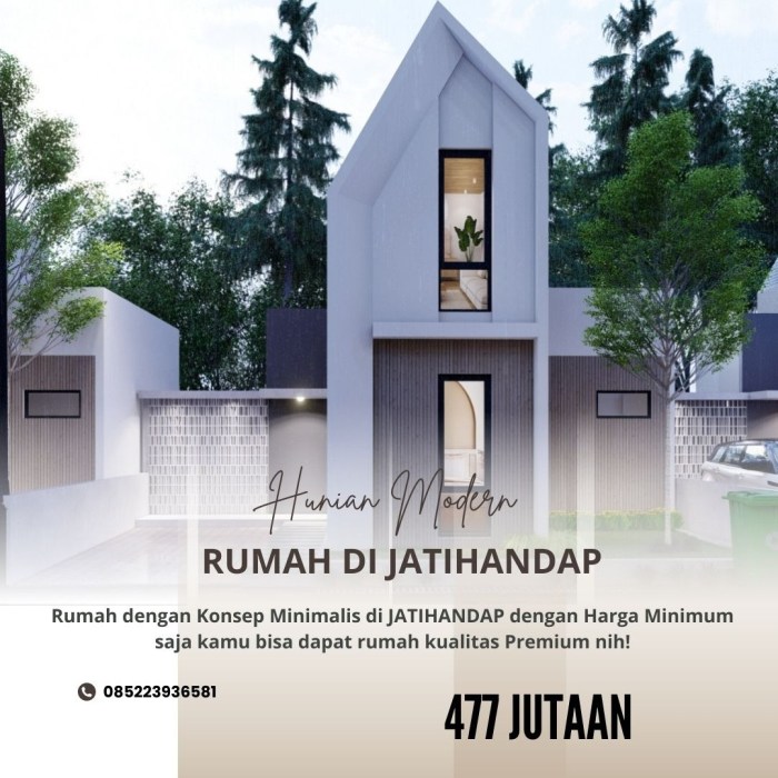 Jual rumah minimalis harga pasar dengan sertifikat lengkap