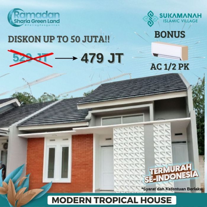 Perumahan murah dekat pusat kota