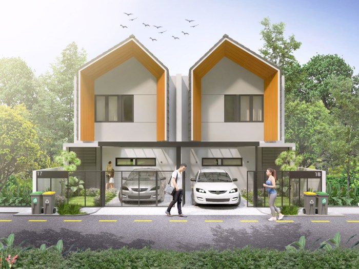 Rumah budget murah dengan desain hemat ruang