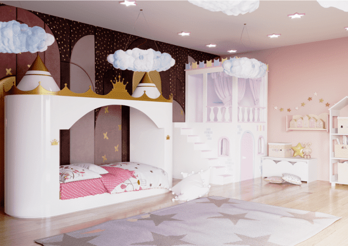 Kamar anak tidur sederhana dekorasi perempuan desain minimalis biru laki warna dinding simpel dengan lagi ngetrend unik dekor kost