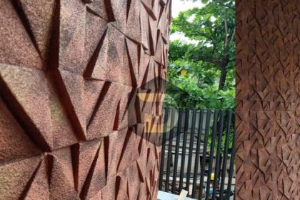 Teknik cat rumah dengan efek tekstur