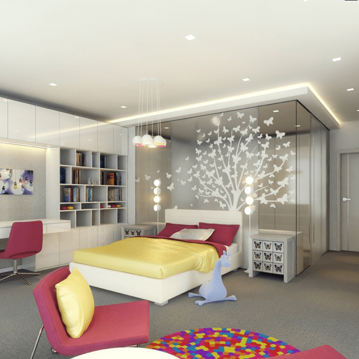 Room kinderzimmer vorhang anak kamar minimalis tidur warna contoh gestalten dormitorios juveniles einrichtungsideen verspielte anzeige childs etwas idealer