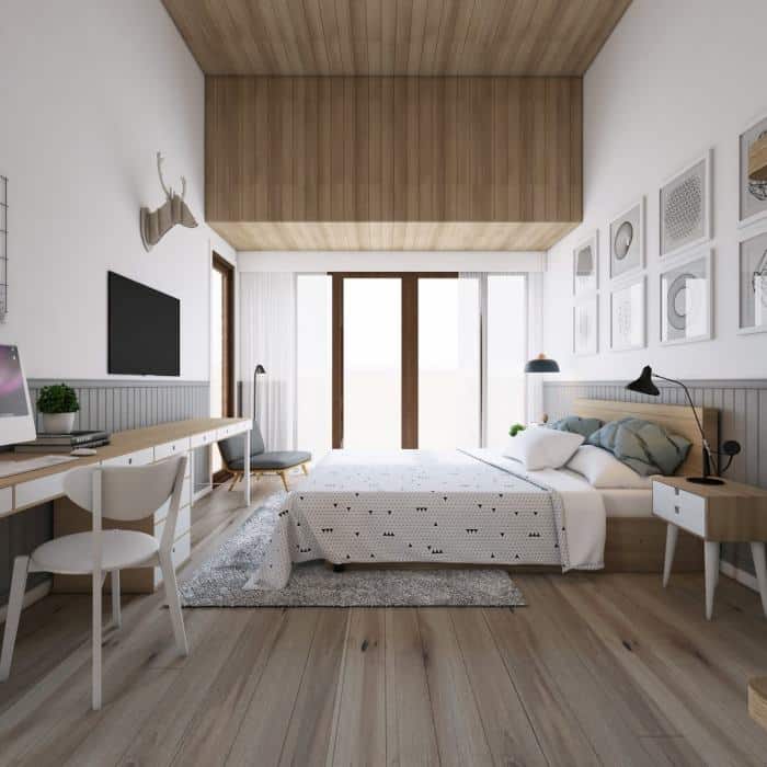 Inspirasi dekorasi kamar tidur dengan tema Scandinavian minimalis