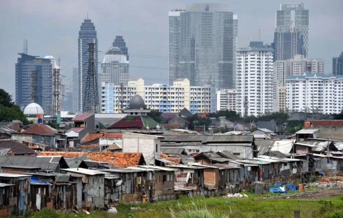 Perumahan daerah pinggiran Jakarta yang berkembang pesat