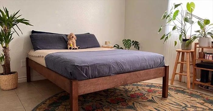 Tren kasur minimalis dengan ukuran ergonomis