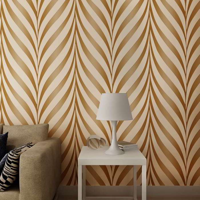Tren wallpaper dinding dengan motif natural dan abstrak