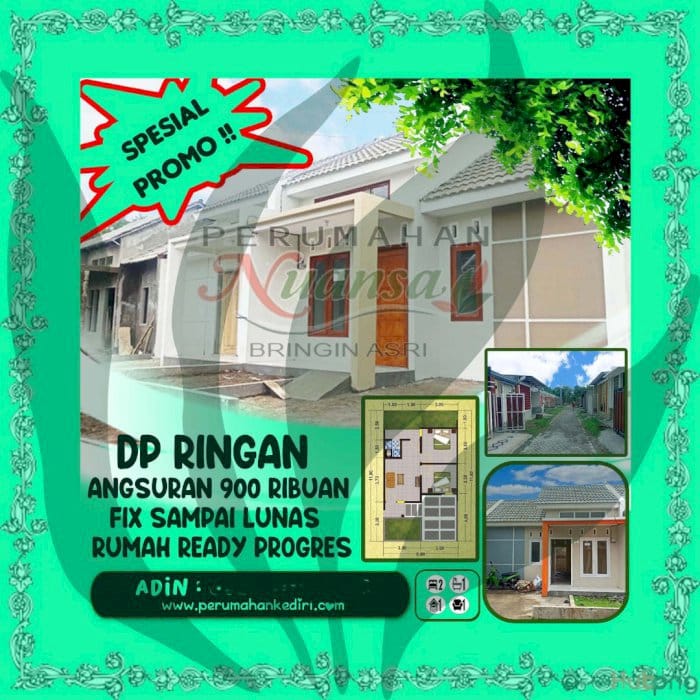 Rumah murah dengan cicilan ringan