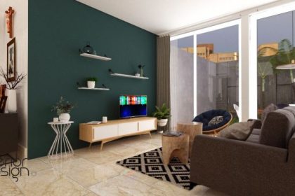 Warna cat interior yang membuat ruangan luas