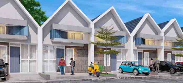 Booking rumah di perumahan cluster modern