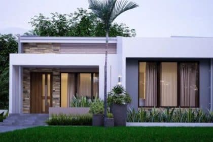 Rumah minimalis harga rendah dengan desain elegan
