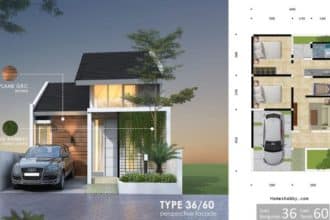 Rumah murah minimalis tipe 36 di kawasan Bekasi Barat