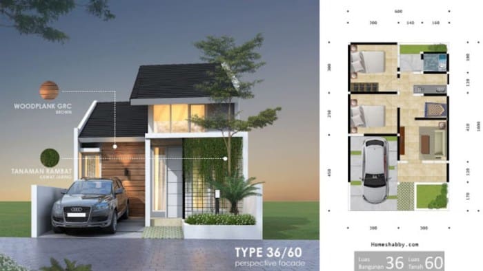 Tipe denah desain dekorasi panduan