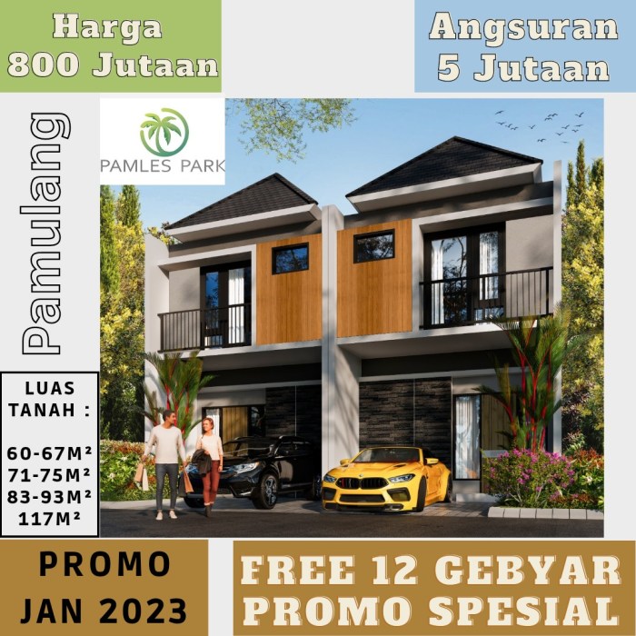 Pesan rumah murah dengan pembayaran fleksibel